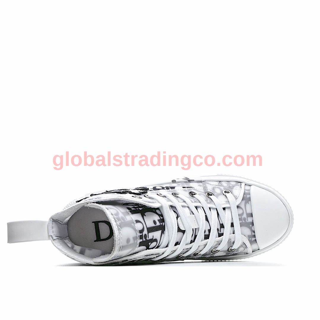 Dior B23 Oblique Slip-on Low Top Sneakers Sheer Print Sneakers